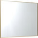 Monet 48 X 36 inch Brass Wall Mirror
