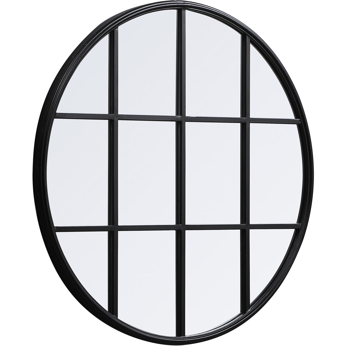 Motif 32 X 32 inch Black Wall Mirror