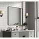 Remy 42 X 42 inch Black Mirror