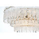 Emilia 6 Light 21 inch Satin Gold Pendant Ceiling Light