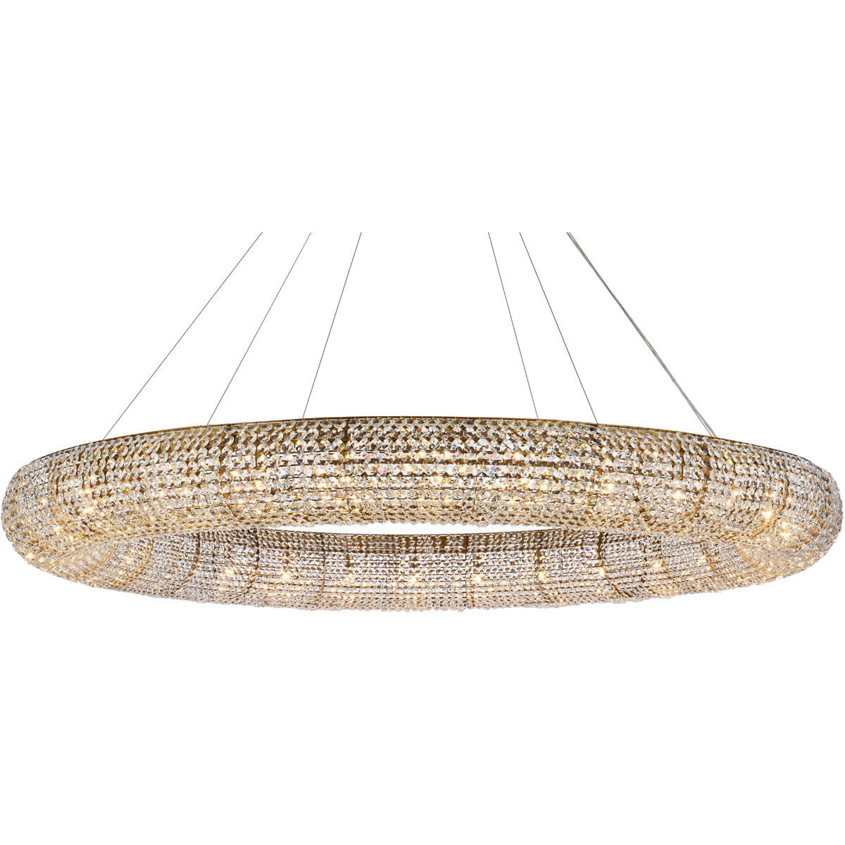 Paris 30 Light 71 inch Gold Chandelier Ceiling Light