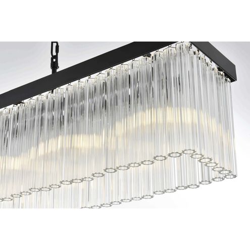 Harlow 6 Light 8 inch Black Chandelier Ceiling Light