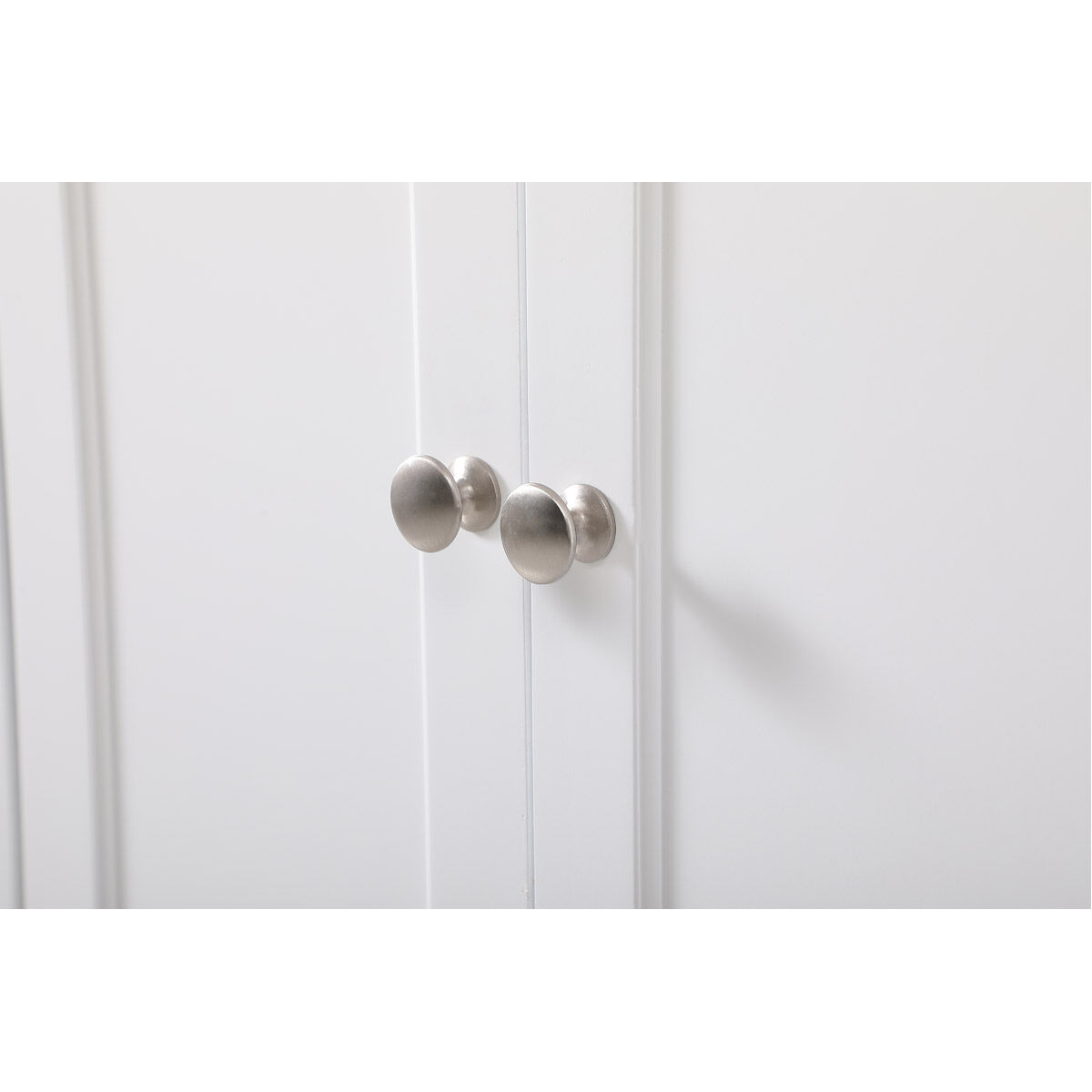 Wesley 60 X 21.5 X 35 inch White Vanity Sink Set