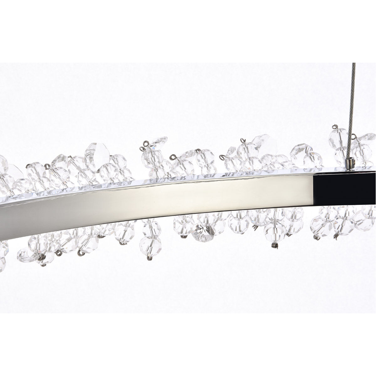 Laurel 33.9 inch Chrome Pendant Ceiling Light