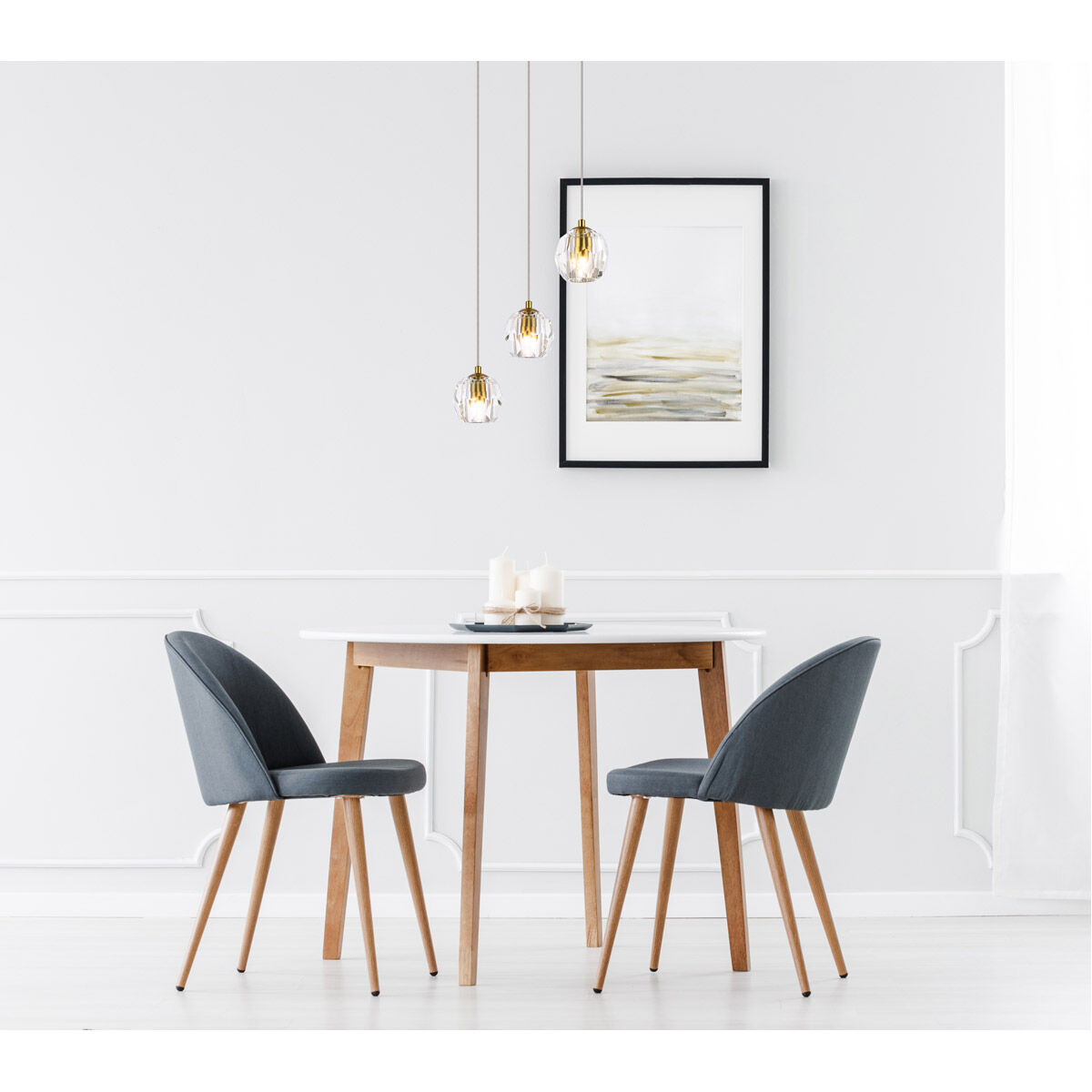 Eren 3 Light 12 inch Gold Pendant Ceiling Light