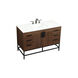 Eugene 48 X 22 X 34 inch Walnut Vanity Sink Set