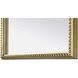 Naomi 36 X 24 inch Antique Brass Mirror