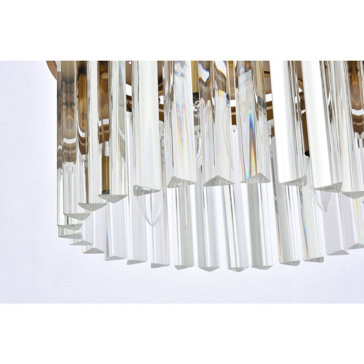 Sydney 3 Light 16 inch Satin Gold Pendant Ceiling Light in Clear