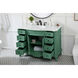 Danville 48 X 21 X 36 inch Vintage Mint Vanity Sink Set
