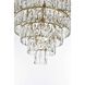 Josephine 29 Light 36 inch Satin Gold Chandelier Ceiling Light