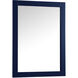 Aqua 36 X 27 inch Blue Vanity Mirror