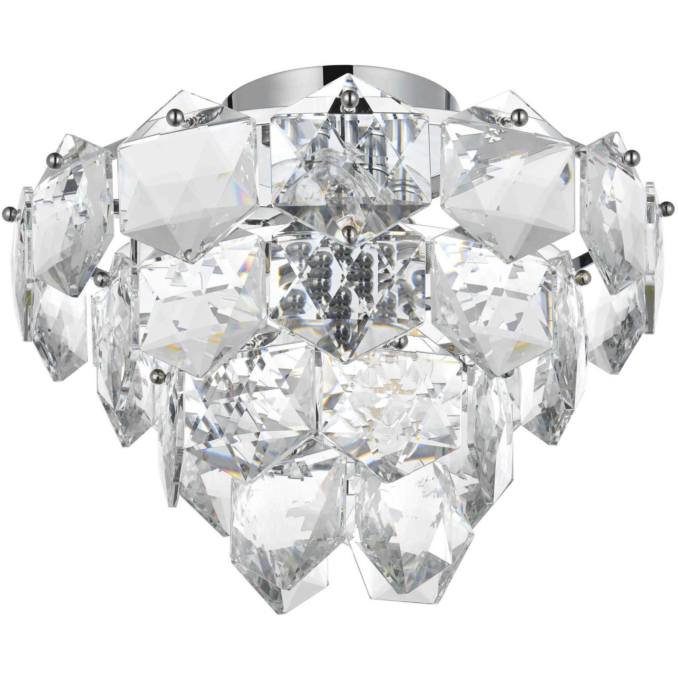 Adaline Flush Mount in Chrome - Thumbnail 5