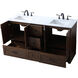 Soma 60 X 19 X 34 inch Expresso Vanity Sink Set