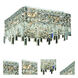 Maxime 4 Light 12 inch Chrome Flush Mount Ceiling Light in Royal Cut