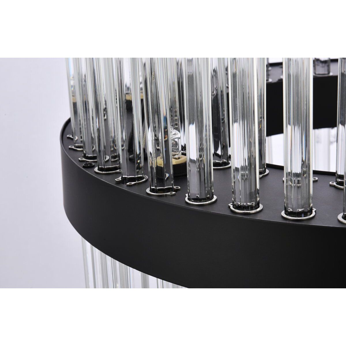 Dallas 14 Light 20 inch Black Pendant Ceiling Light