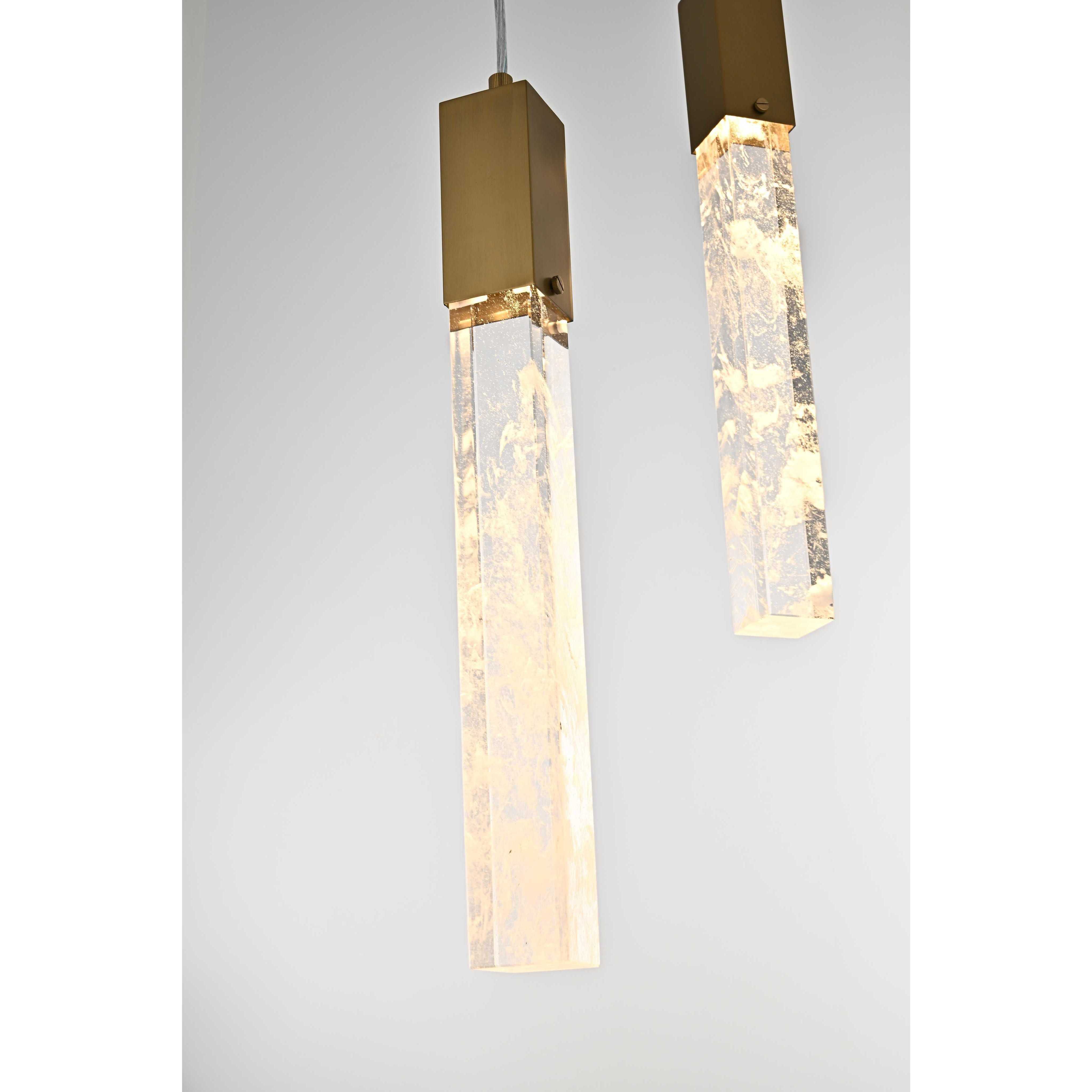 Aurora 16 Light 36 inch Satin Gold Chandelier Ceiling Light