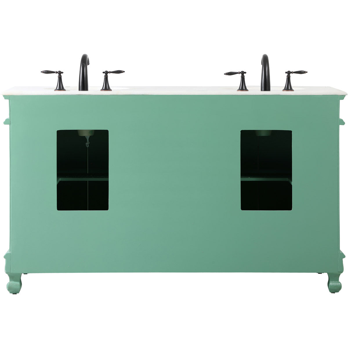 Windsor 60 X 22 X 36 inch Vintage Mint Vanity Sink Set