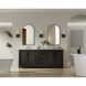 Alina 84 X 34 inch Chocolate Oak Bathroom Vanity Cabinet