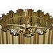 Willow 4 Light 16 inch Satin Gold Chandelier Ceiling Light