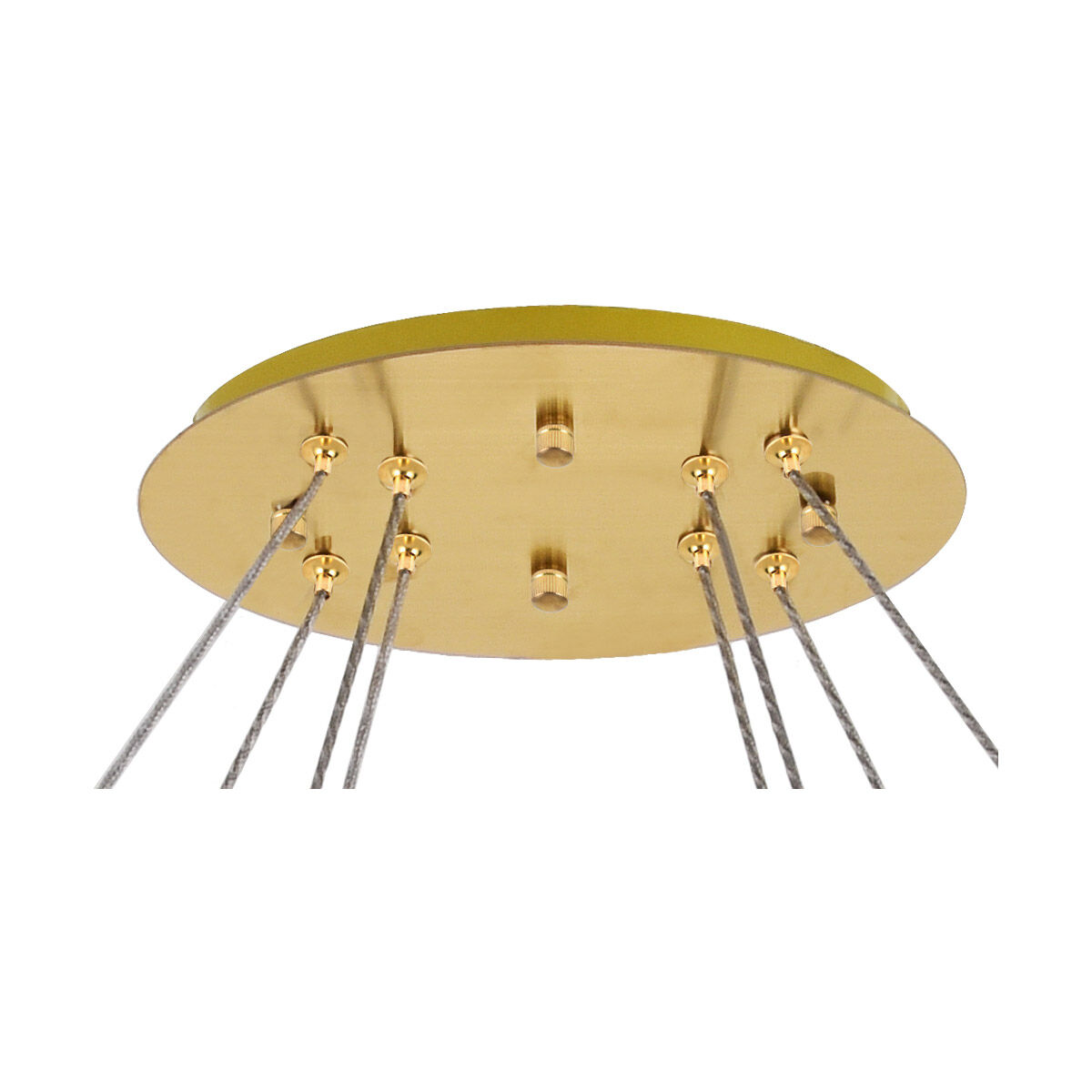 Monroe LED 41 inch Gold Chandelier Ceiling Light