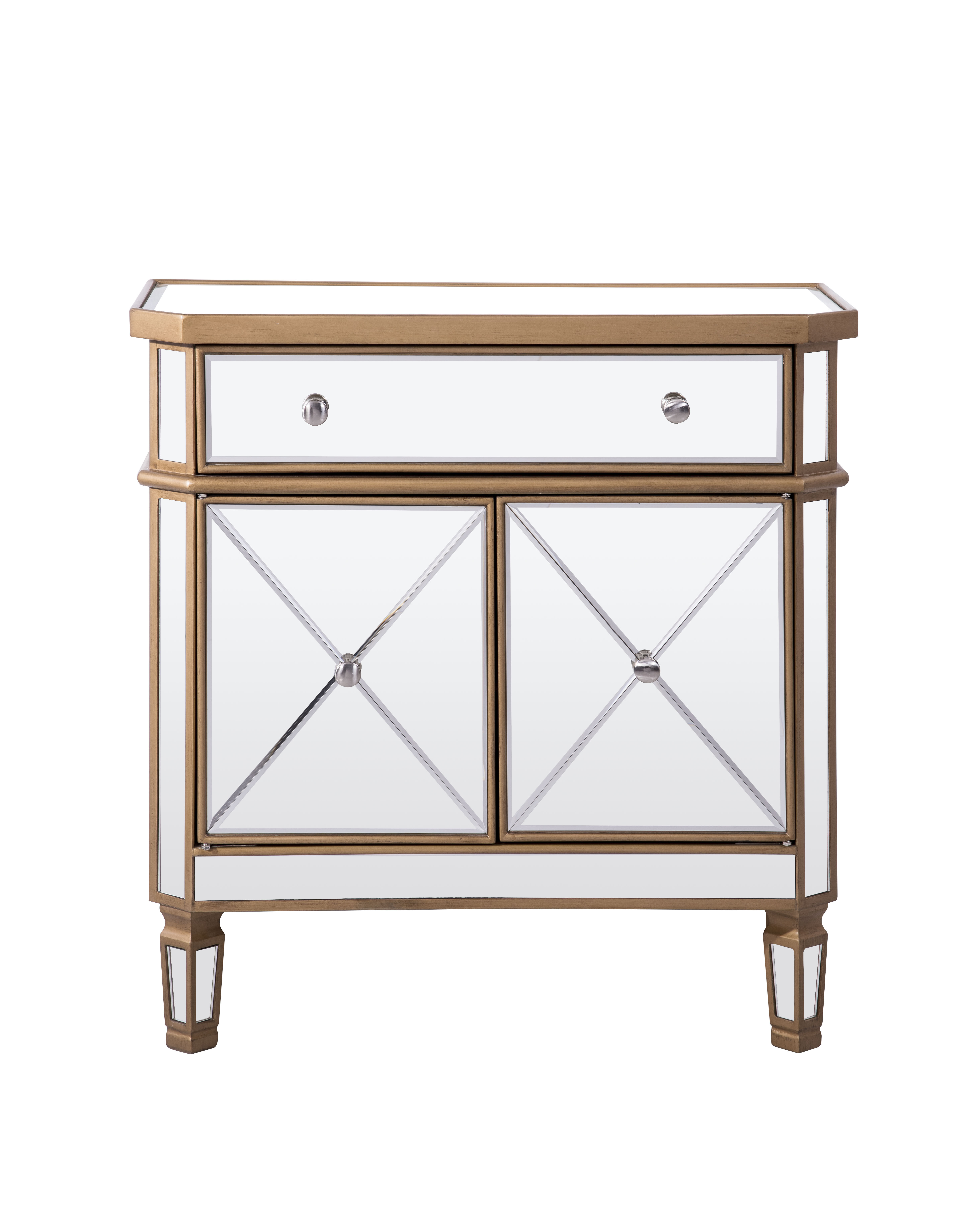 Contempo Gold Paint Cabinet