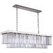 Sydney 12 Light 50 inch Polished Nickel Chandelier Ceiling Light, Urban Classic