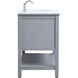 Metropolis 48 X 22 X 34 inch Grey Vanity Sink Set