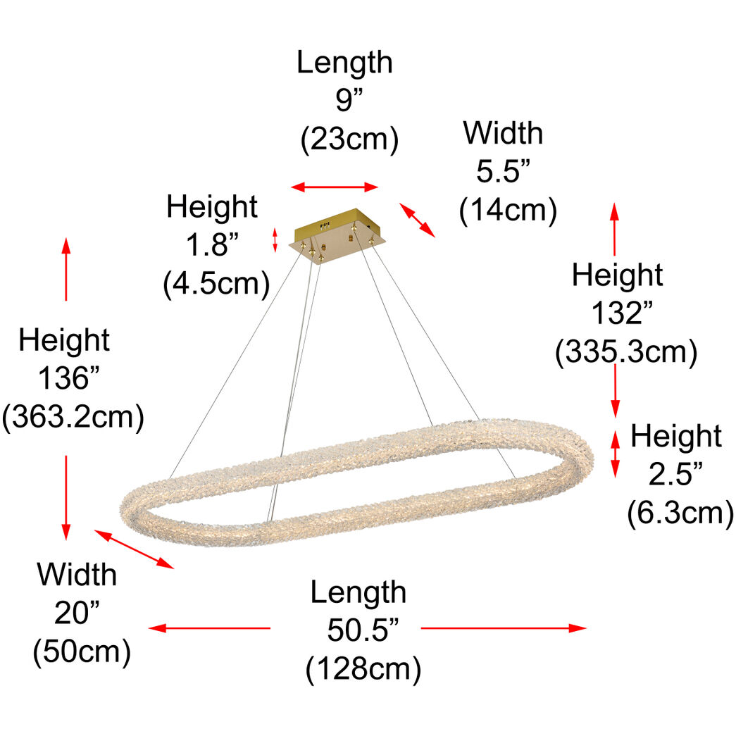 Bowen 1 Light 20 inch Satin Gold Chandelier Ceiling Light