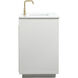 Blake 48 X 22 X 34 inch White Vanity Sink Set