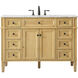 Park Avenue 48 X 21.5 X 35 inch Natural Wood Vanity Sink Set
