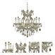 Maria Theresa 9 Light 26 inch Golden Teak Dining Chandelier Ceiling Light in Royal Cut