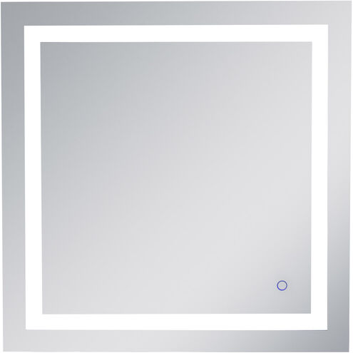 Helios 30 X 30 inch Silver Lighted Wall Mirror