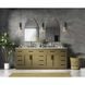 Alden 84 X 35 inch Chestnut Brown Bathroom Vanity Cabinet