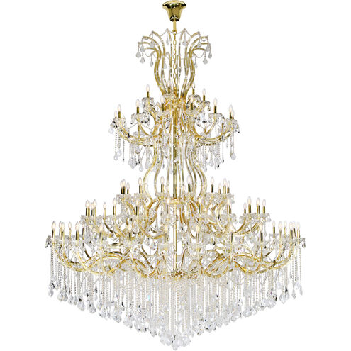 Maria Theresa 84 Light 96 inch Gold Chandelier Ceiling Light