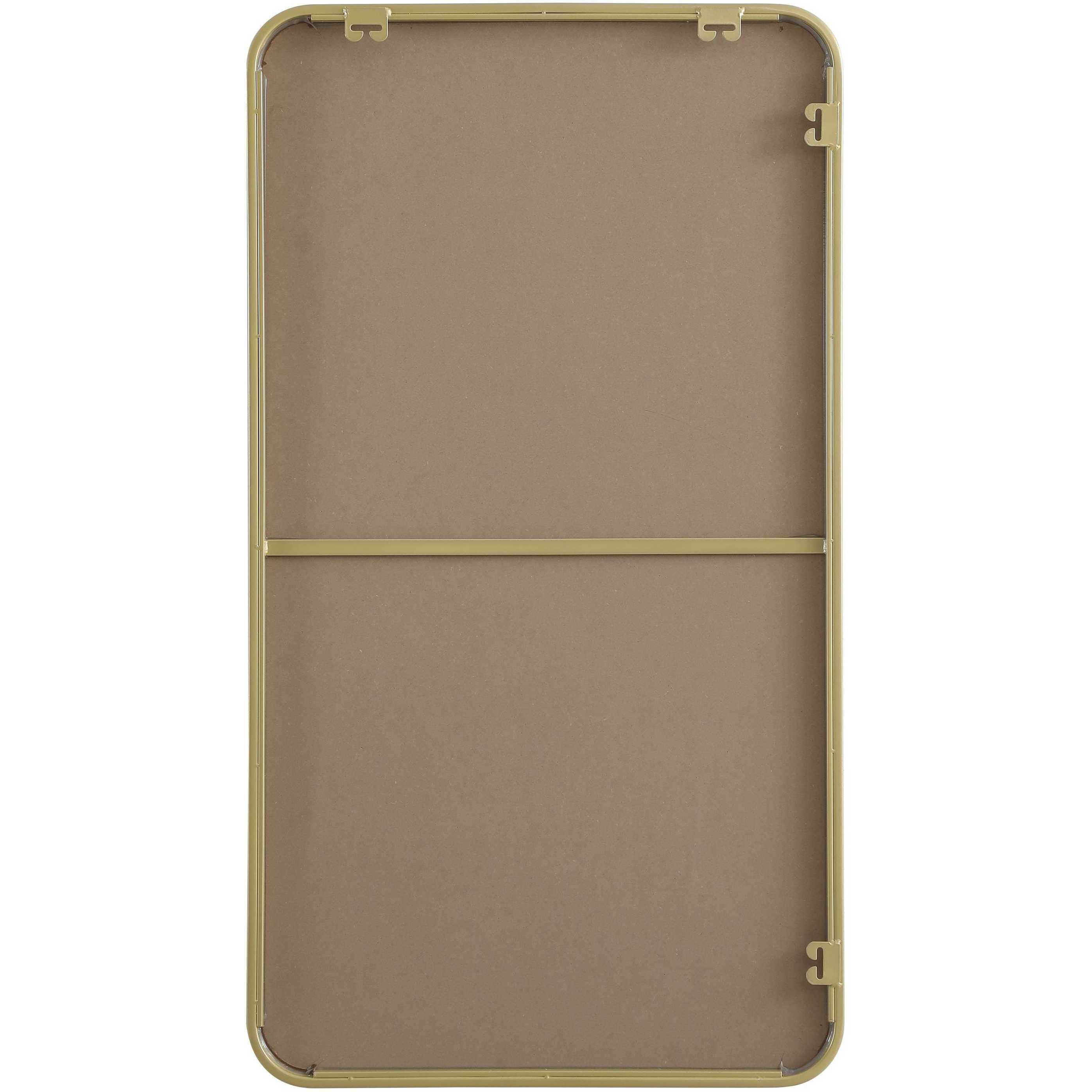 Remy 40 X 22 inch Brass Mirror