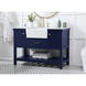 Clement 48 X 22 X 34 inch Blue Bathroom Vanity Cabinet