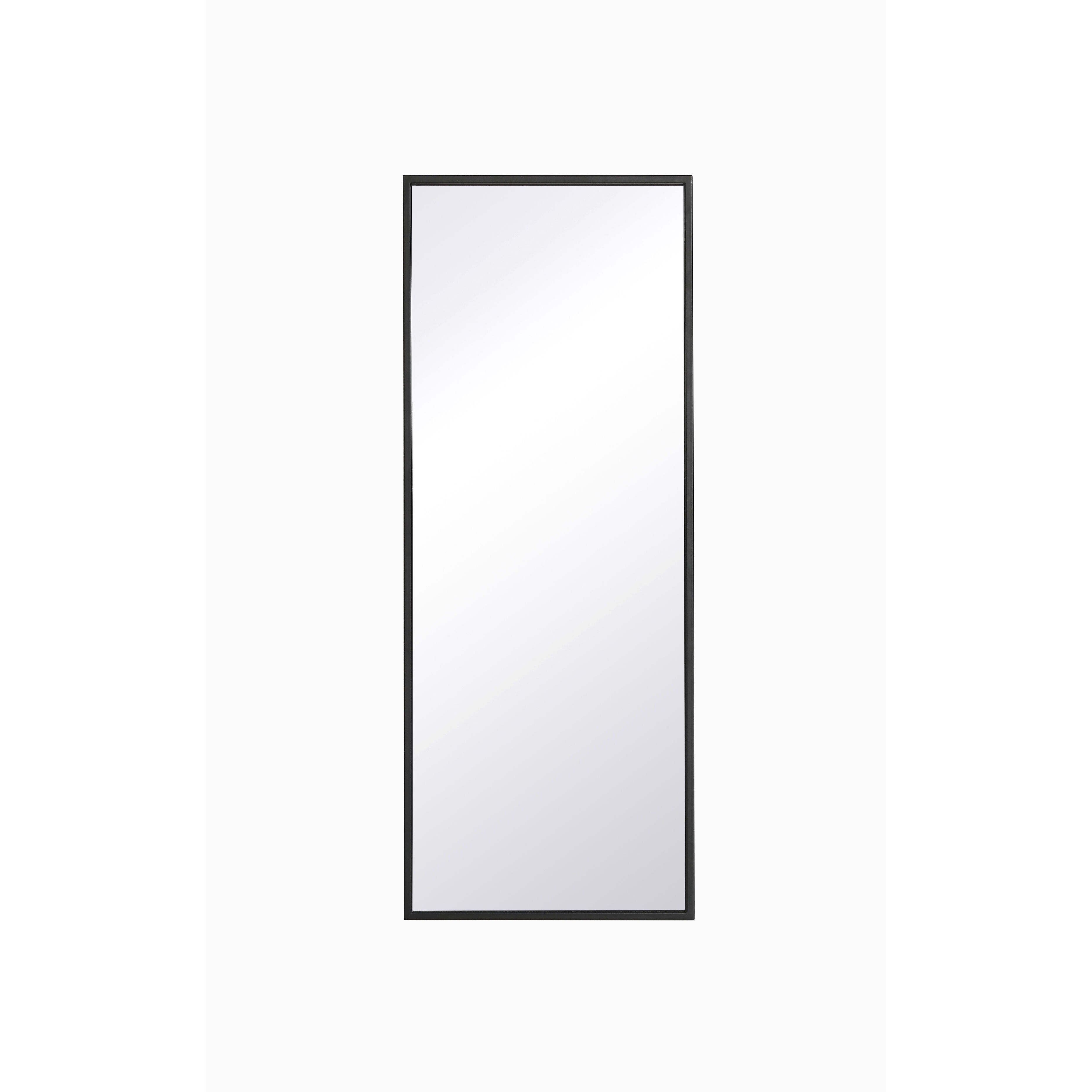 Monet 36 X 14 inch Black Wall Mirror