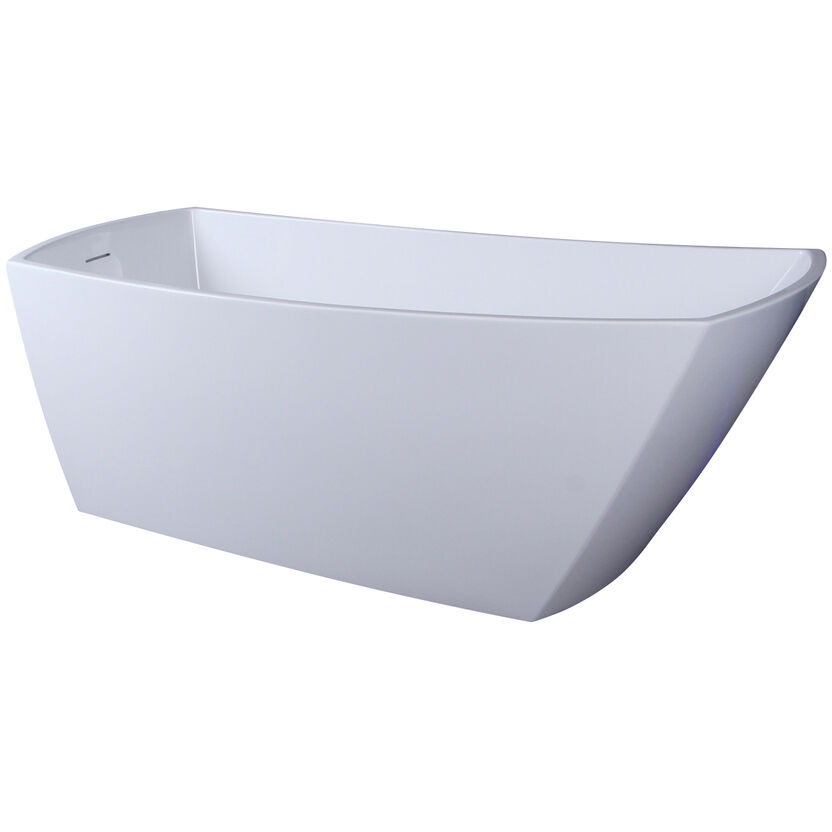 Brock Glossy White Bathtub