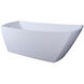 Brock Glossy White Bathtub