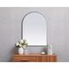 Ayra 30 X 22 inch Silver Mirror