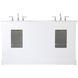 Clarence 60 X 22 X 35 inch White Vanity Sink Set