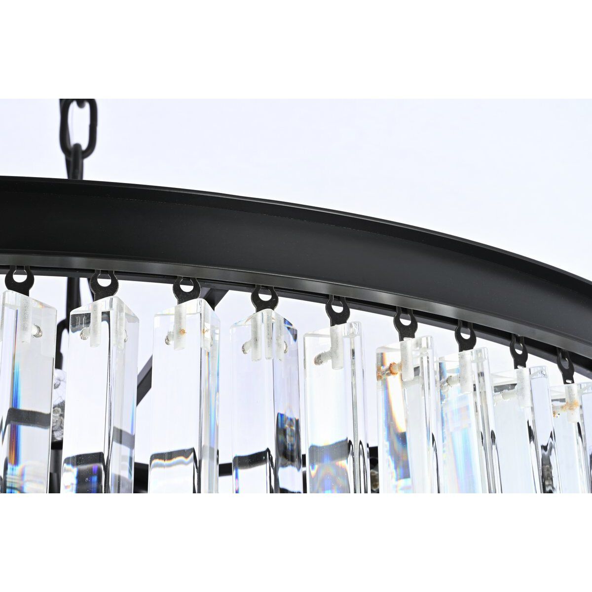 Sydney 42 Light 36.5 inch Matte Black Chandelier Ceiling Light