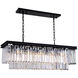 Sydney 12 Light 40 inch Matte Black Chandelier Ceiling Light, Urban Classic