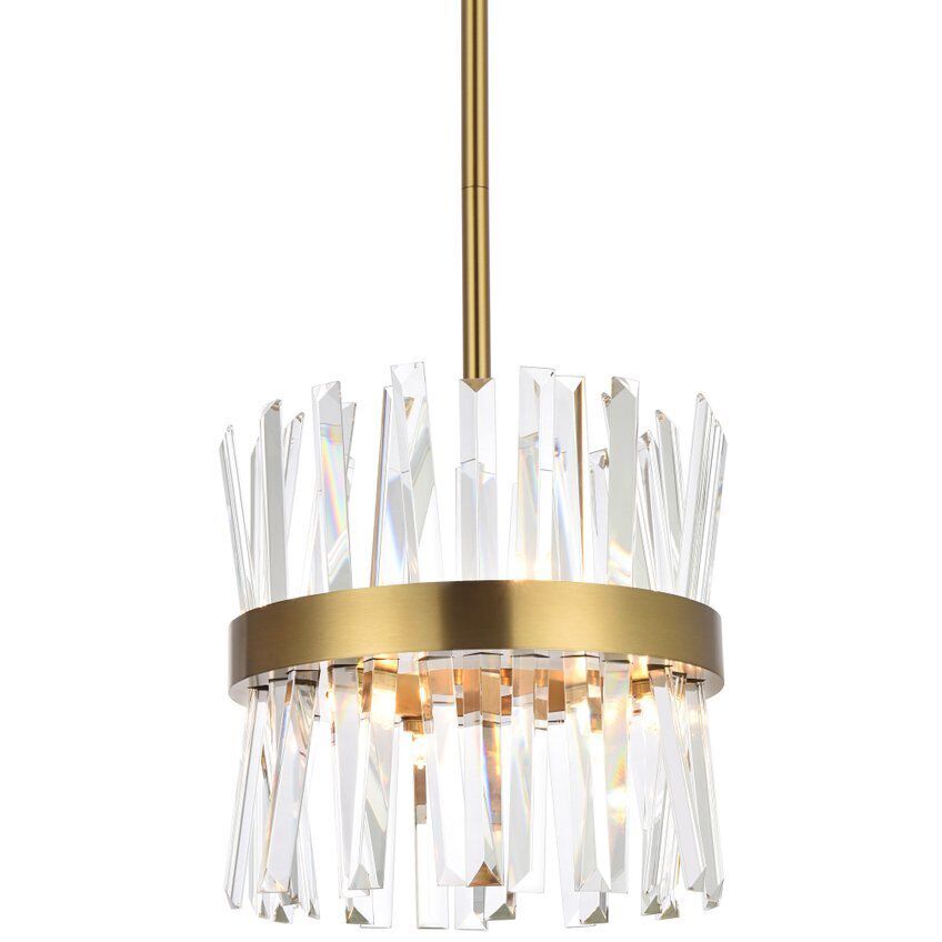 Serephina 6 Light 12 inch Satin Gold Pendant Ceiling Light
