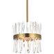 Serephina 6 Light 12 inch Satin Gold Pendant Ceiling Light