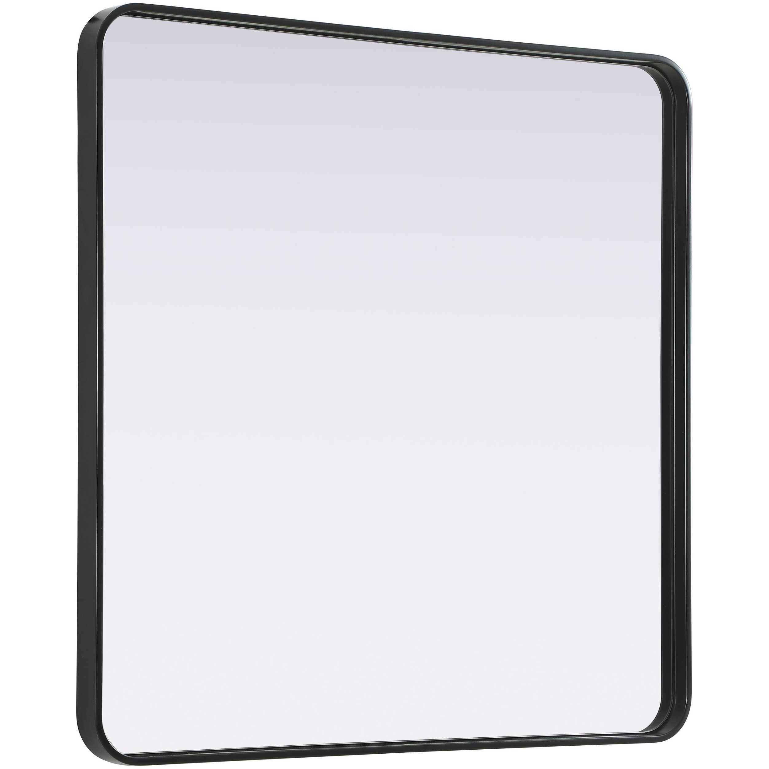 Remy 36 X 36 inch Black Mirror