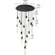 Aurora 16 Light 36 inch Black Chandelier Ceiling Light