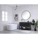 Metropolis 48 X 22 X 34 inch Black Vanity Sink Set