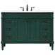 Bennett 48 X 21 X 35 inch Green Vanity Sink Set