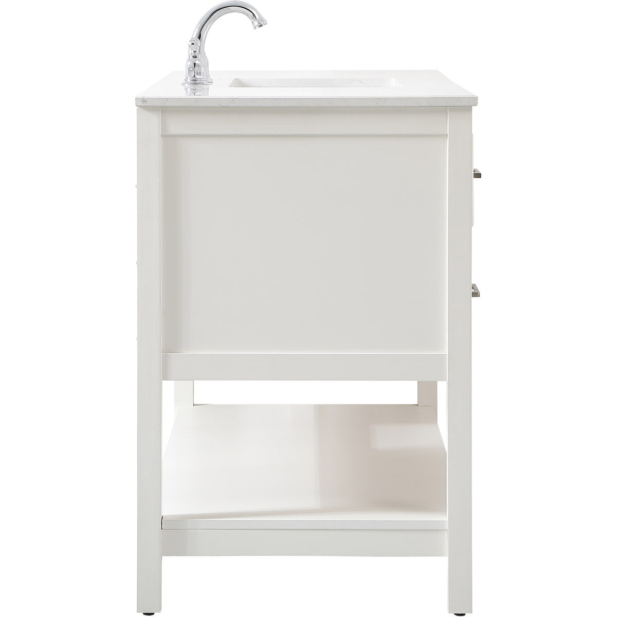 Sinclaire 48 X 22 X 34 inch White Vanity Sink Set
